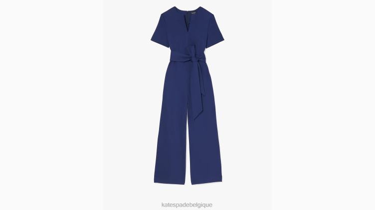 combinaison à col fendu Kate Spade femmes vêtements D8288702 marine française