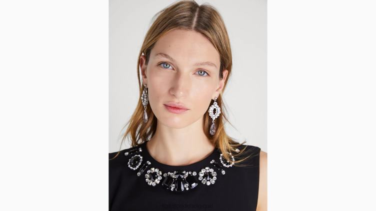 combinaison en point de Rome à ornements Kate Spade femmes vêtements D8288851 noir