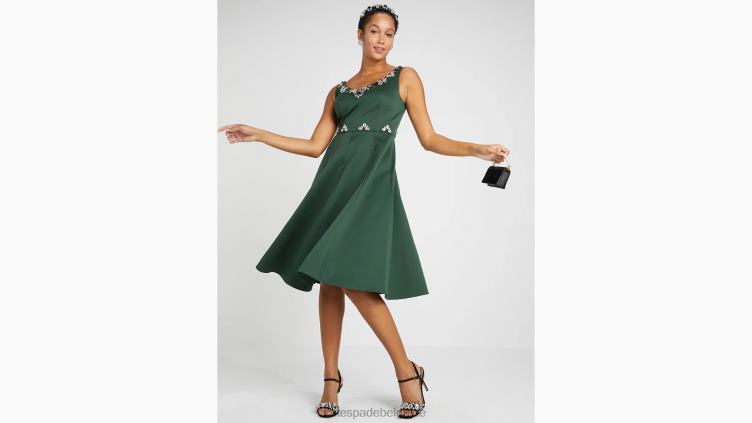 robe Grace en faille à ornements Kate Spade femmes vêtements D8288897 pin torrey