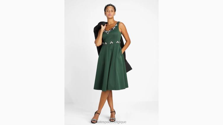 robe Grace en faille à ornements Kate Spade femmes vêtements D8288897 pin torrey