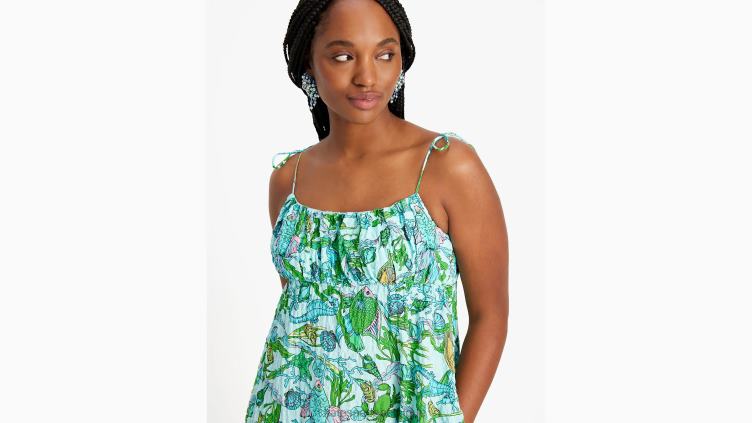 robe à bretelles nouées Under The Sea Kate Spade femmes vêtements D8288697 marée basse multi