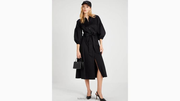 robe dakota en popeline Kate Spade femmes vêtements D8288764 noir
