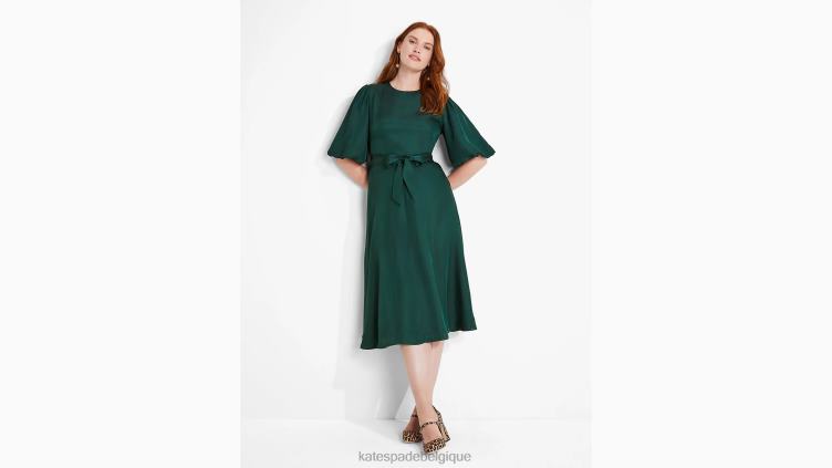 robe de soirée en soie mélangée Kate Spade femmes vêtements D8288870 pinède