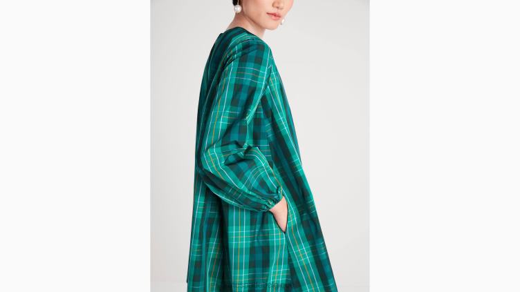 robe ella à carreaux effet de serre Kate Spade femmes vêtements D8288905 pinède