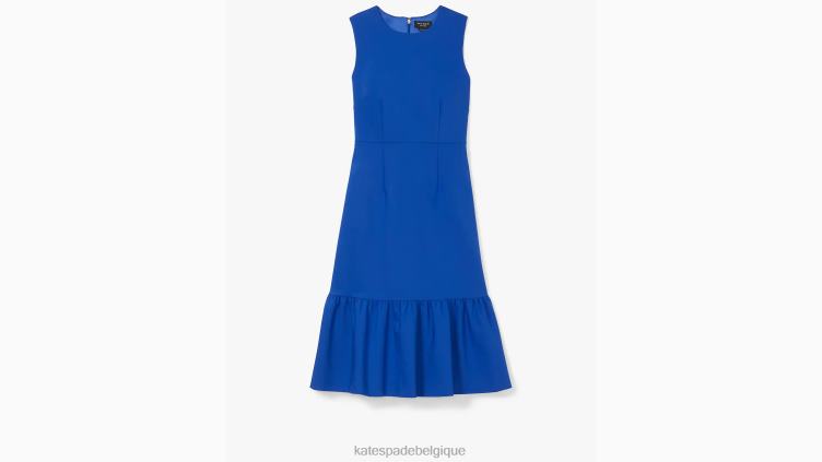 robe fourreau à volants Kate Spade femmes vêtements D8288722 myrtille