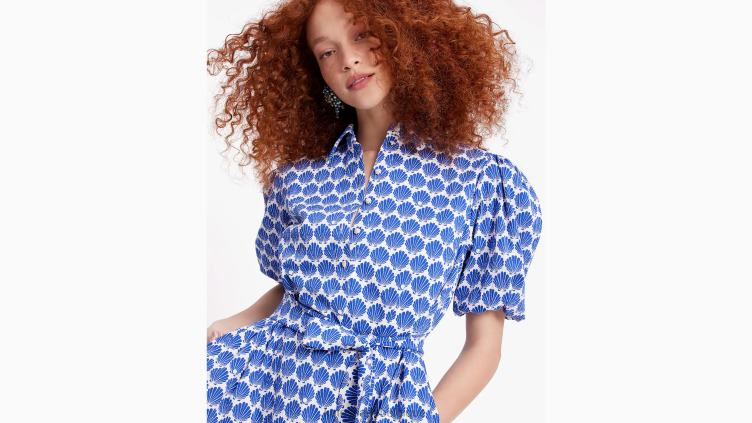 robe lac coquillages Kate Spade femmes vêtements D8288698 myrtille/crème