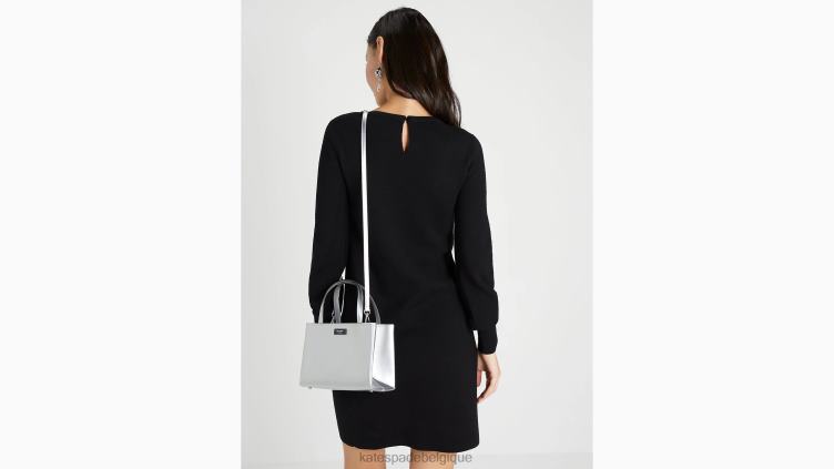 robe-pull à nœud et strass Kate Spade femmes vêtements D8288954 noir