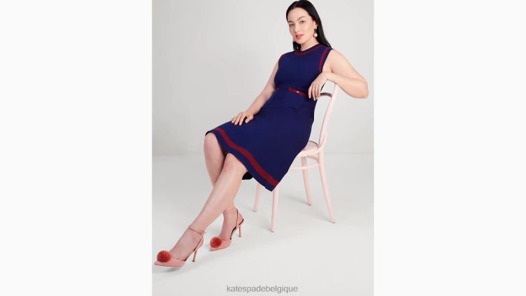 robe pull sans manches Kate Spade femmes vêtements D8288926 marine française