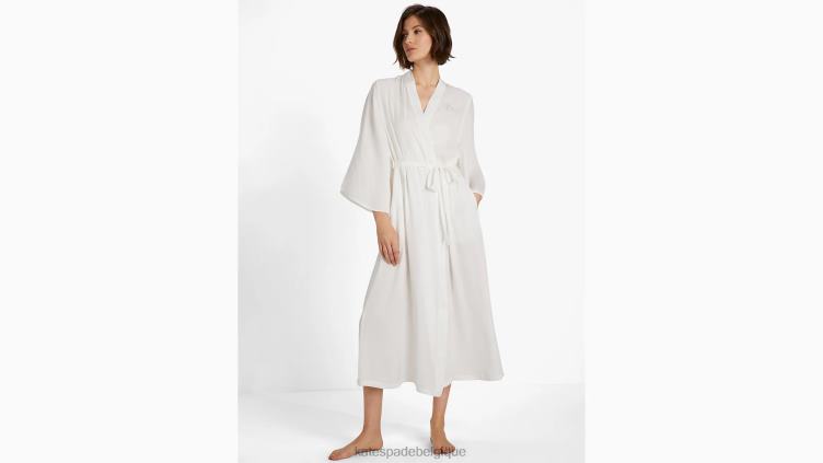 Mme longue robe Kate Spade femmes vêtements D8288837 blanc cassé