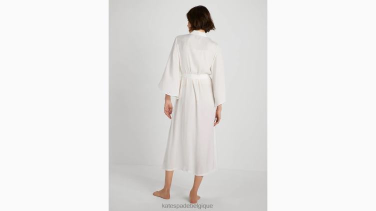 Mme longue robe Kate Spade femmes vêtements D8288837 blanc cassé