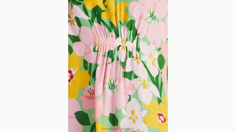 caftan à pétales picturaux Kate Spade femmes vêtements D8288820 pétales picturaux