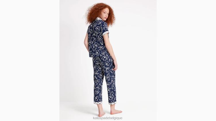 ensemble pyjama court Kate Spade femmes vêtements D8288813 joyeux floral