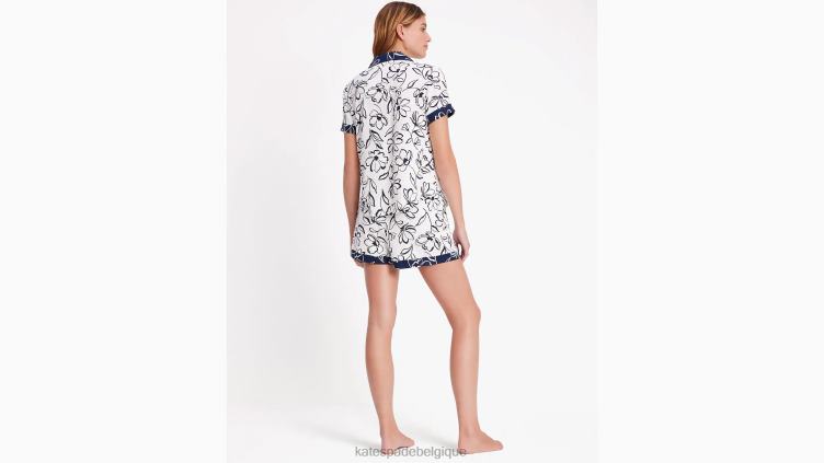 ensemble pyjama court Kate Spade femmes vêtements D8288814 joyeux floral