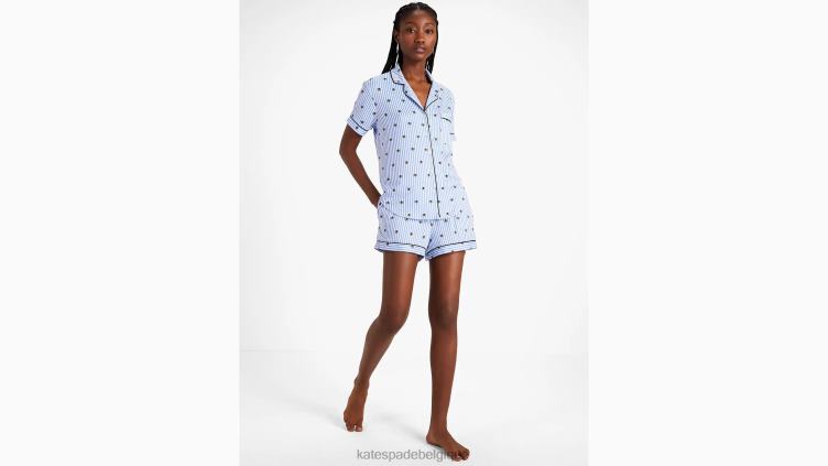 ensemble pyjama court Kate Spade femmes vêtements D8288822 abeille occupée