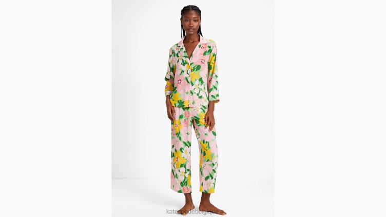 ensemble pyjama court Kate Spade femmes vêtements D8288825 pétales picturaux