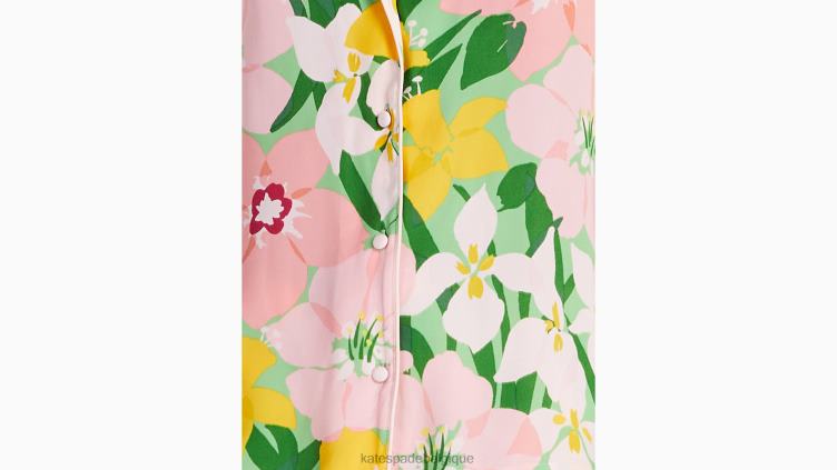ensemble pyjama court Kate Spade femmes vêtements D8288825 pétales picturaux