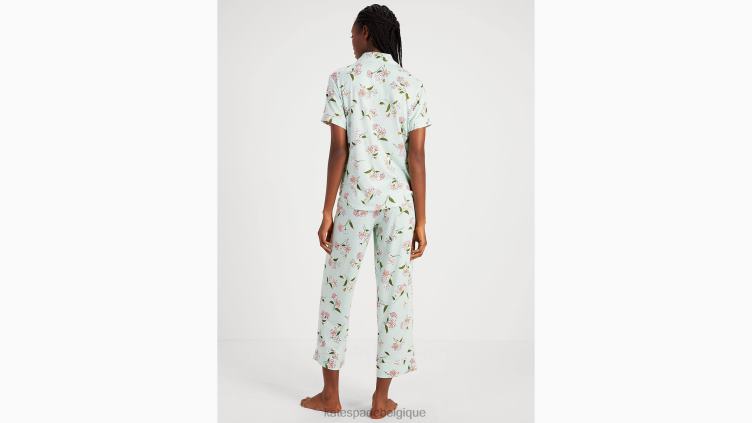 ensemble pyjama court Kate Spade femmes vêtements D8288828 imprimé floral grenouille