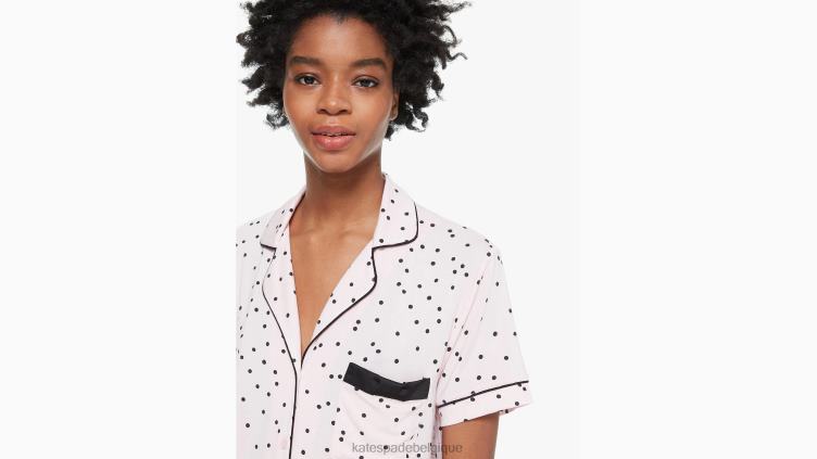 ensemble pyjama court Kate Spade femmes vêtements D8288843 flamant