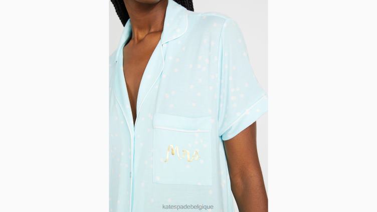 ensemble pyjama court Mme Kate Spade femmes vêtements D8288829 point de confettis