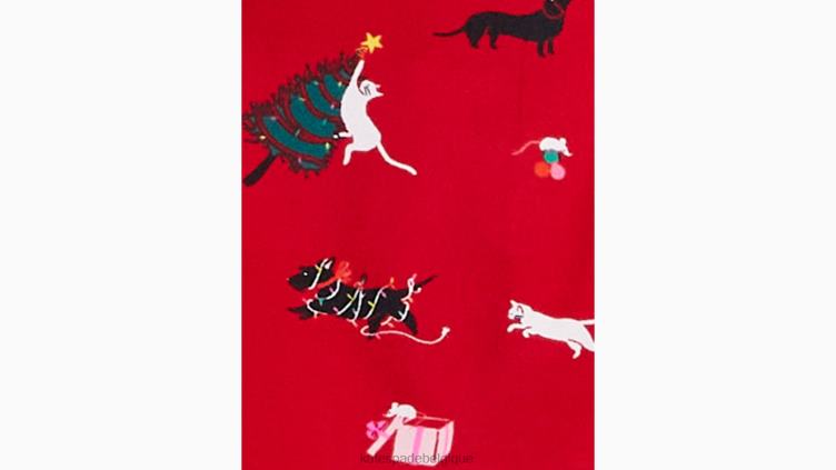ensemble pyjama de jogging Kate Spade femmes vêtements D8288856 pont les empreintes de pattes