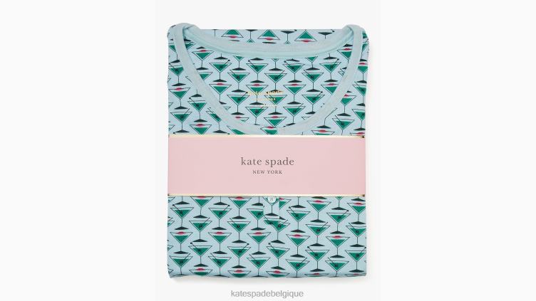 ensemble pyjama de jogging Kate Spade femmes vêtements D8288873 impression de l'happy hour