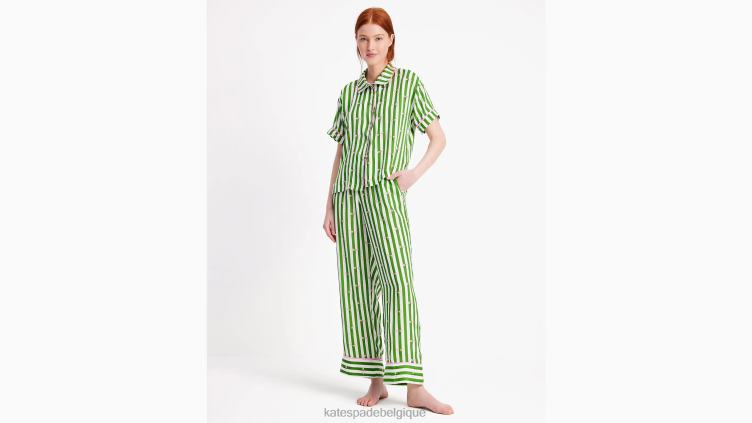 ensemble pyjama long Kate Spade femmes vêtements D8288811 bande de libellule