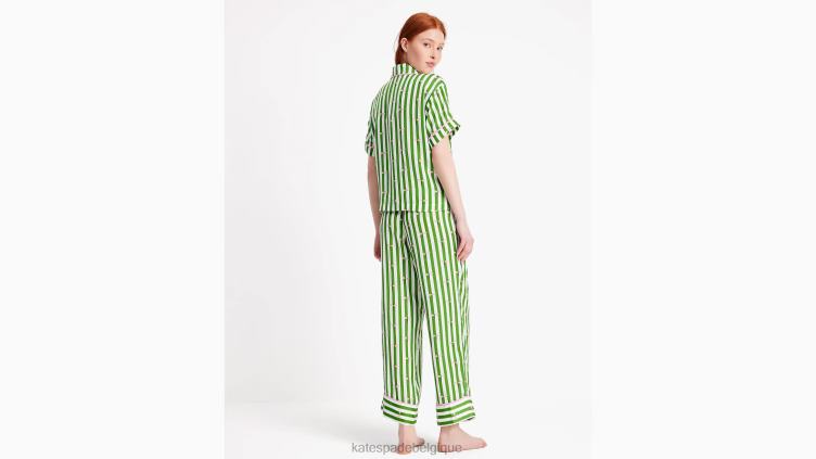 ensemble pyjama long Kate Spade femmes vêtements D8288811 bande de libellule