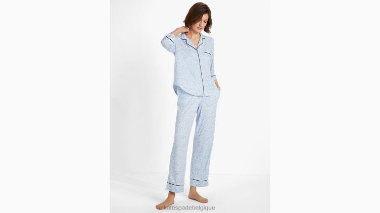 ensemble pyjama long Kate Spade femmes vêtements D8288840 imprimé champ floral