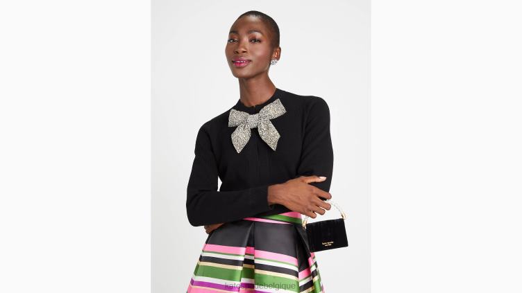 cardigan à ornements Kate Spade femmes vêtements D8288906 noir