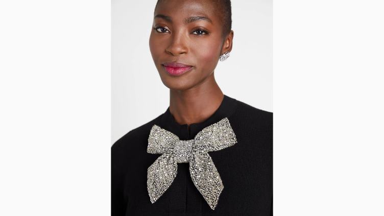 cardigan à ornements Kate Spade femmes vêtements D8288906 noir
