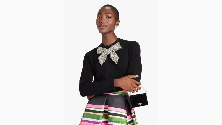 cardigan à ornements Kate Spade femmes vêtements D8288906 noir