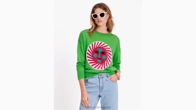 pull alexandre girard x Kate Spade femmes vêtements D8288686 perroquet vert
