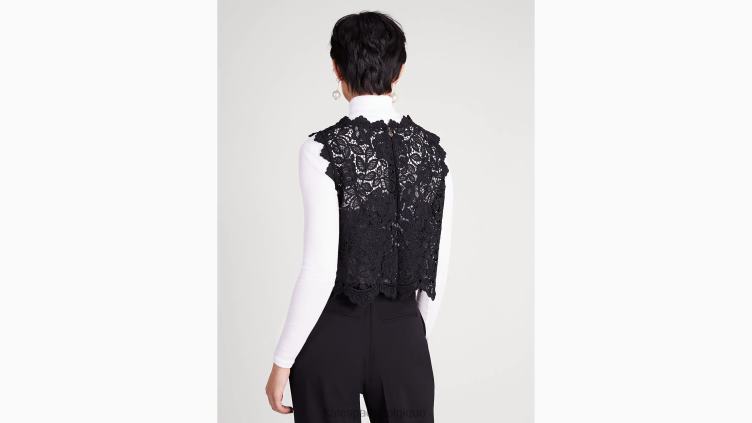 coque en dentelle florale Kate Spade femmes vêtements D8288849 noir