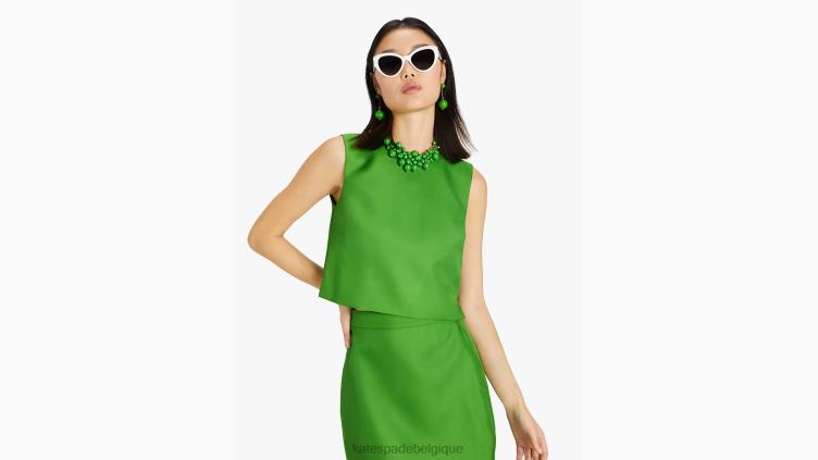 coque en satin duchesse Kate Spade femmes vêtements D8288762 ks vert