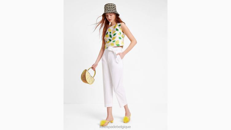 coquille de mikado au citron Kate Spade femmes vêtements D8288714 crème