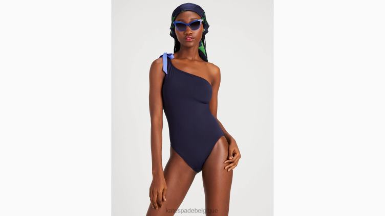 une-pièce asymétrique à blocs de couleurs Kate Spade femmes vêtements D8288785 blazer bleu