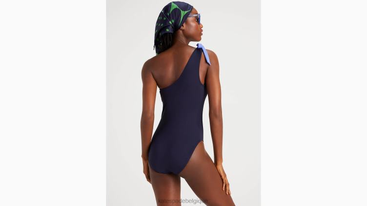 une-pièce asymétrique à blocs de couleurs Kate Spade femmes vêtements D8288785 blazer bleu