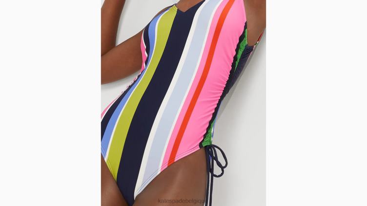 une-pièce à rayures pour journée ensoleillée Kate Spade femmes vêtements D8288780 multi